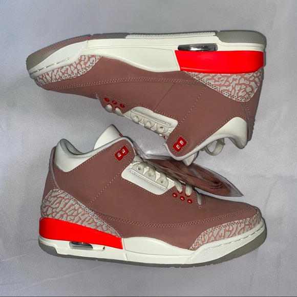 Women’s Nike Air Jordan 3 Rust Pink New size 7 - Picture 3 of 5
